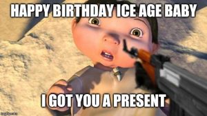 ice age baby meme